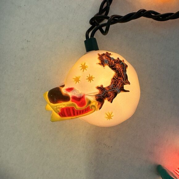 Vintage The Night Before Christmas Storytelling Light Strand Music Works Video - Picture 8 of 17